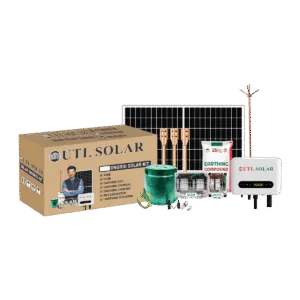 UTL ShineX 3.2kW On Grid Rooftop Solar Kit with Mono DCR Panels eligible for PM Surya Ghar Subsidy