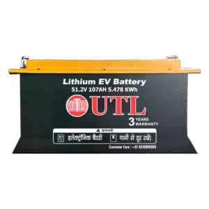 UTL 51.2V 107Ah Lithium Battery for E-Rickshaw, Loader & 3-Wheeler