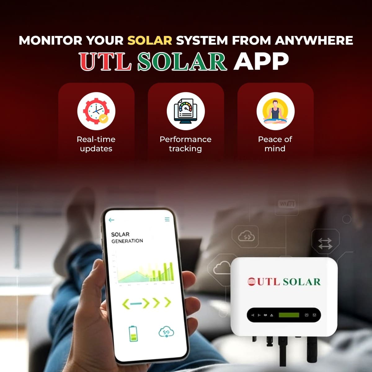 UTL ShineX 3.2kW On Grid Rooftop Solar Kit with Mono DCR Panels eligible for PM Surya Ghar Subsidy - Image 3